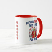 Funny Trump Mug | Trump Valentine's Gift Tasse (VorderseiteRechts)