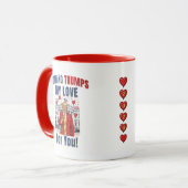 Funny Trump Mug | Trump Valentine's Gift Tasse (Vorderseite Links)