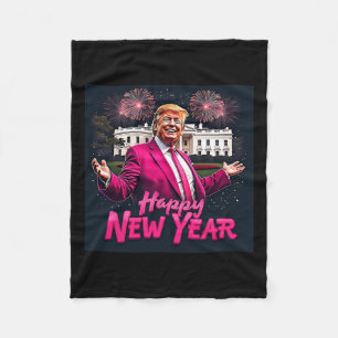 Funny Trump Neues Jahr Party 2025 Trump Neues Jahr Fleecedecke
