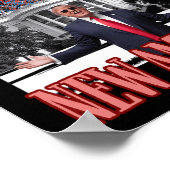 Funny Trump Neujahr Poster (Ecke)