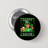 Funny Trump Ostern Verwirrung St Patricks Day Men Button (Vorne & Hinten)