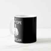 Funny Trump Papst von Vanitican Kaffeetasse (Vorderseite Links)