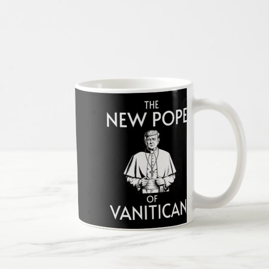 Funny Trump Papst von Vanitican Kaffeetasse (Rechts)