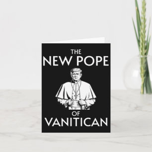 Funny Trump Papst von Vanitican Karte