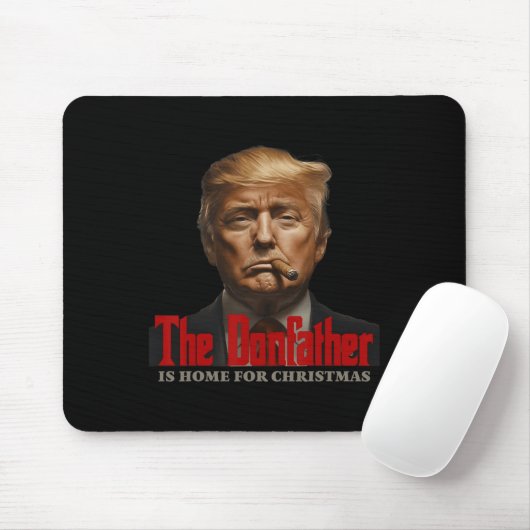 Funny Trump Pate Der Donvater ist Zuhause für Ch Mousepad (Mit Mouse)