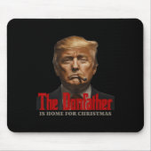 Funny Trump Pate Der Donvater ist Zuhause für Ch Mousepad (Vorne)