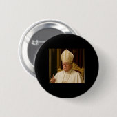 Funny Trump Pope Meme Gear katholische Vatikanisch Button (Vorne & Hinten)