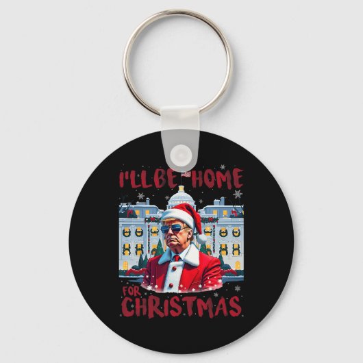 Funny Trump Präsident nochmal werde ich für Chris Schlüsselanhänger (Vorderseite)