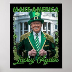 Funny Trump Republikaner Amerika wieder zum Glück  Poster