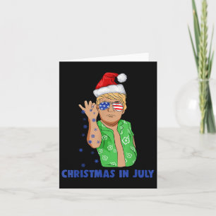 Funny Trump Santa Claus Salz Weihnachten im Juli G Karte