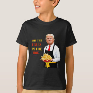 Funny Trump: Schnelle Nahrung bringt die Pommes Fr T-Shirt