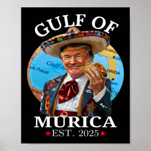 Funny Trump Shirt Golf of murica nach 2025 Trump Poster