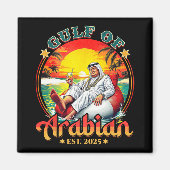 Funny Trump Shirt Golf von Arabian Est 2025 Funny Magnet (Vorne)