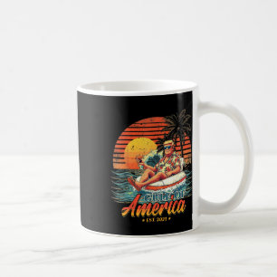Funny Trump Shirt Gulf of US America 2025 Funny Gr Kaffeetasse
