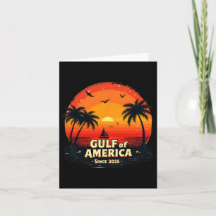 Funny Trump Shirt Gulf of US America 2025 Funny Gr Karte