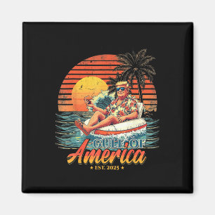Funny Trump Shirt Gulf of US America 2025 Funny Gr Magnet