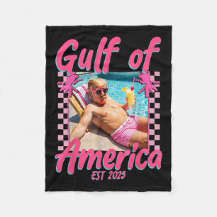 Funny Trump Shirt Gulf of US America Est 2025 _1 Fleecedecke