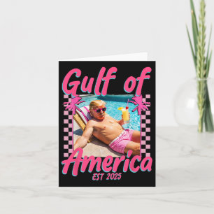 Funny Trump Shirt Gulf of US America Est 2025 1 Karte