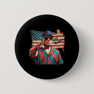 Funny Trump Shirt Gulf of US America Est 2025 2 Button