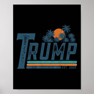 Funny Trump Shirt Gulf of US America Est 2025 (2 S Poster
