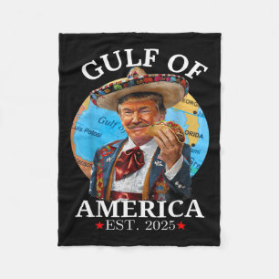 Funny Trump Shirt Gulf of US America Est 2025 Fleecedecke