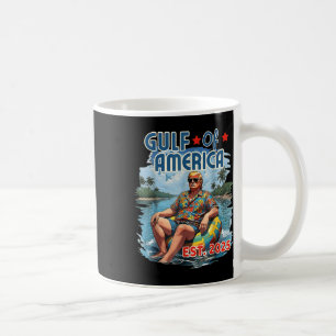 Funny Trump Shirt Gulf of US America Est 2025 Kaffeetasse