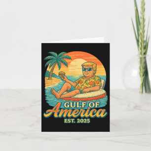 Funny Trump Shirt Gulf of US America Est 2025 Karte