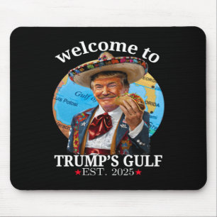 Funny Trump Shirt willkommen in Trumps Golf Trump Mousepad