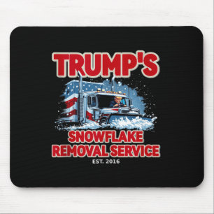 Funny Trump Snowflake Removal 2024 Wahl Hilari Mousepad