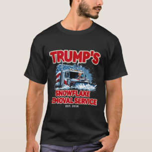 Funny Trump Snowflake Removal 2024 Wahl Hilari T-Shirt