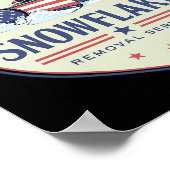 Funny Trump Snowflake Removal Service Wahl 202 Poster (Ecke)