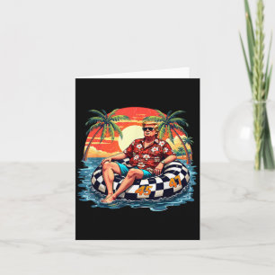 Funny Trump Sommer 2025 Beach Tropical Funny Trump Karte