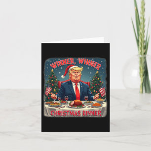 Funny Trump Spaß Gewinner Weihnachtsessen Gewinner Karte