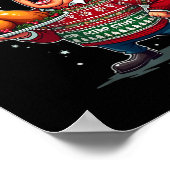Funny Trump Spaß Gewinner Weihnachtsessen Gewinner Poster (Ecke)