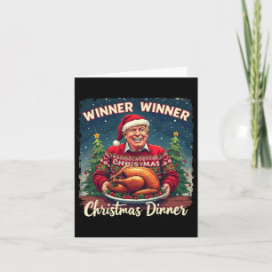 Funny Trump Spaß Männer Gewinnerin Christma Karte