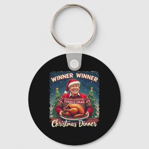 Funny Trump Spaß Männer Gewinnerin Christma Schlüsselanhänger