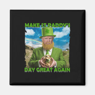Funny Trump St Patricks Day St Paddys Day Gre Magnet