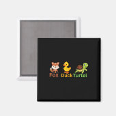 Funny Trump Subtle Fox Duck Turtle Süße Tier 1 Magnet (Vorderseite/Rückseite)