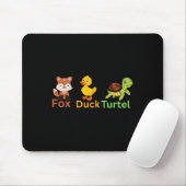 Funny Trump Subtle Fox Duck Turtle Süße Tier 1 Mousepad (Mit Mouse)