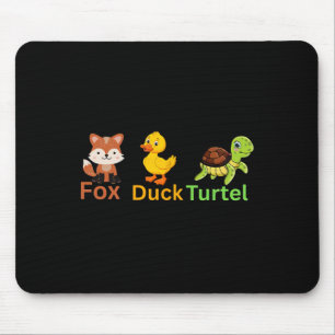 Funny Trump Subtle Fox Duck Turtle Süße Tier 1 Mousepad