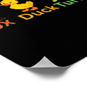 Funny Trump Subtle Fox Duck Turtle Süße Tier 1 Poster (Ecke)