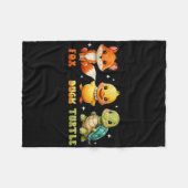 Funny Trump Subtle Fox Duck Turtle Süße Tier Fleecedecke (Vorderseite (Horizontal))