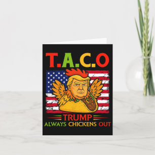 Funny Trump Taco Trump hält sich immer aus 11 Karte
