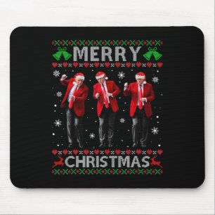Funny Trump Tanz Frohe Weihnachten hässlich Weihna Mousepad