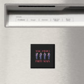 Funny Trump tanzen Magnet (In Situ (Geschirrspüler))