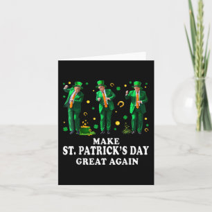 Funny Trump tanzen St. Patricks Day Great Ag Karte