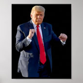 Funny Trump tanzt wie ein Felon und wählt Trump Poster (Vorne)