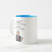 Funny Trump Terrier Opa Kaffee Tasse Kaffee-Cup (Vorderseite Links)