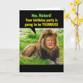 Funny Trump The Lyin' King Birthday Card Karte (Gelbe Blume)