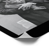 Funny Trump und Katze Poster (Ecke)